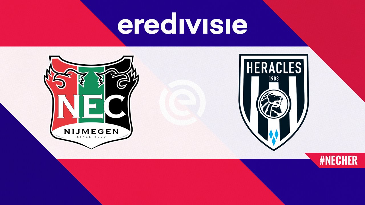 NEC Nijmegen vs Heracles Almelo poster