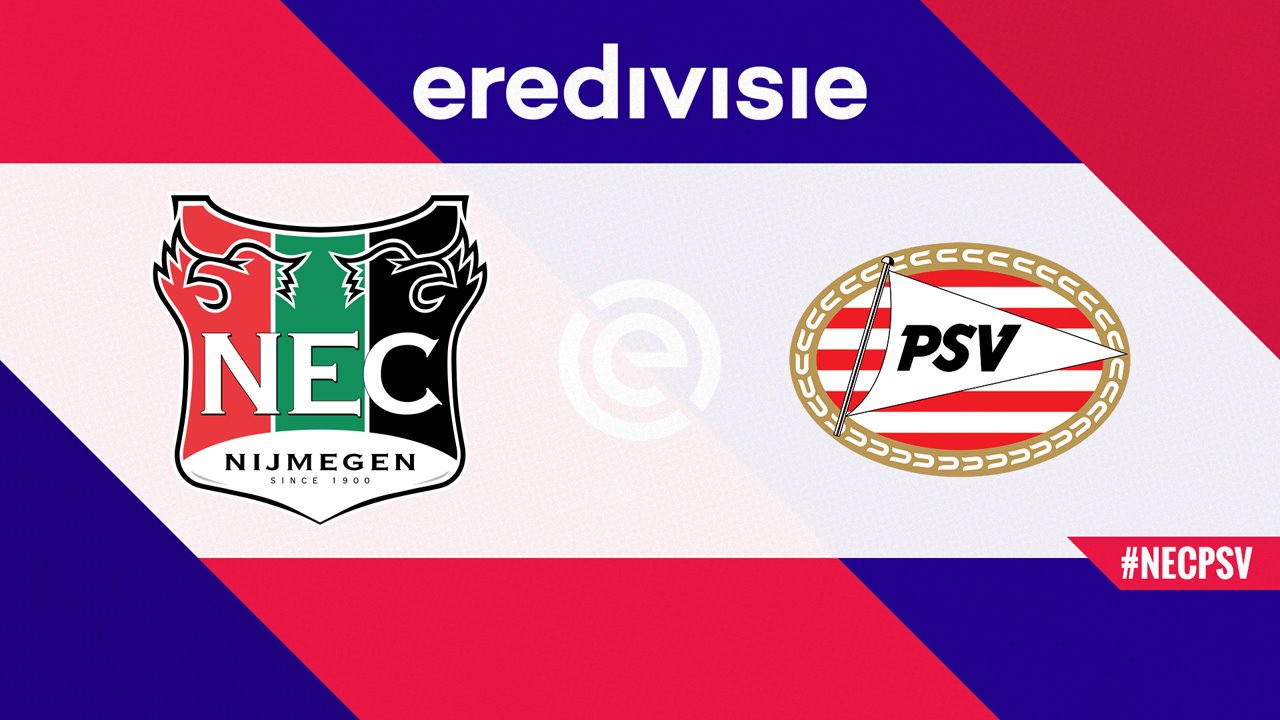 NEC Nijmegen vs PSV Eindhoven poster