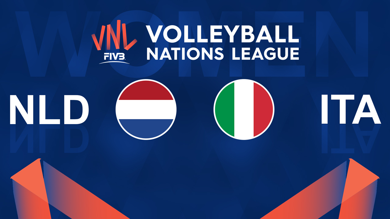 Netherlands Volleyball Women vs Italy Volleyball Women poster