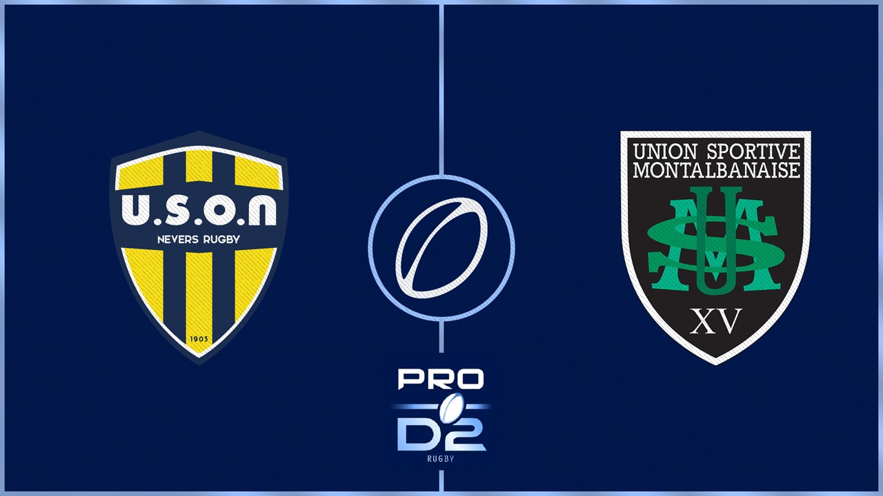 Nevers vs US Montauban poster