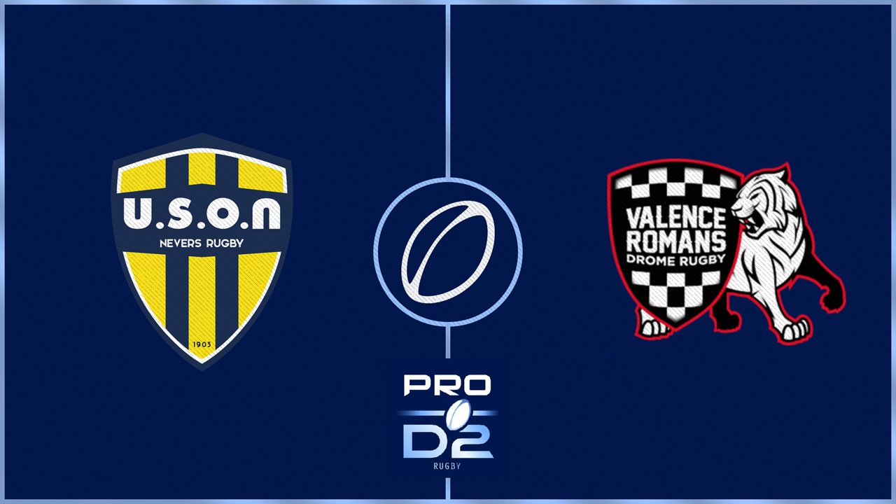 Nevers vs Valence Romans Drôme Rugby poster
