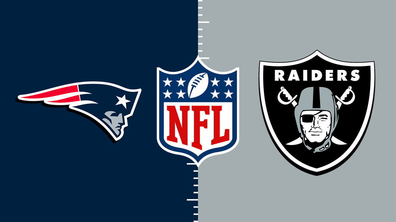 New England Patriots vs Las Vegas Raiders poster