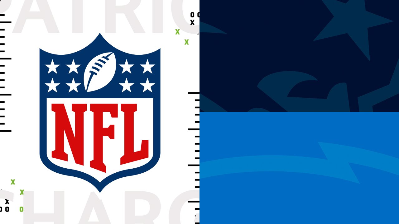 New England Patriots vs Los Angeles Chargers poster