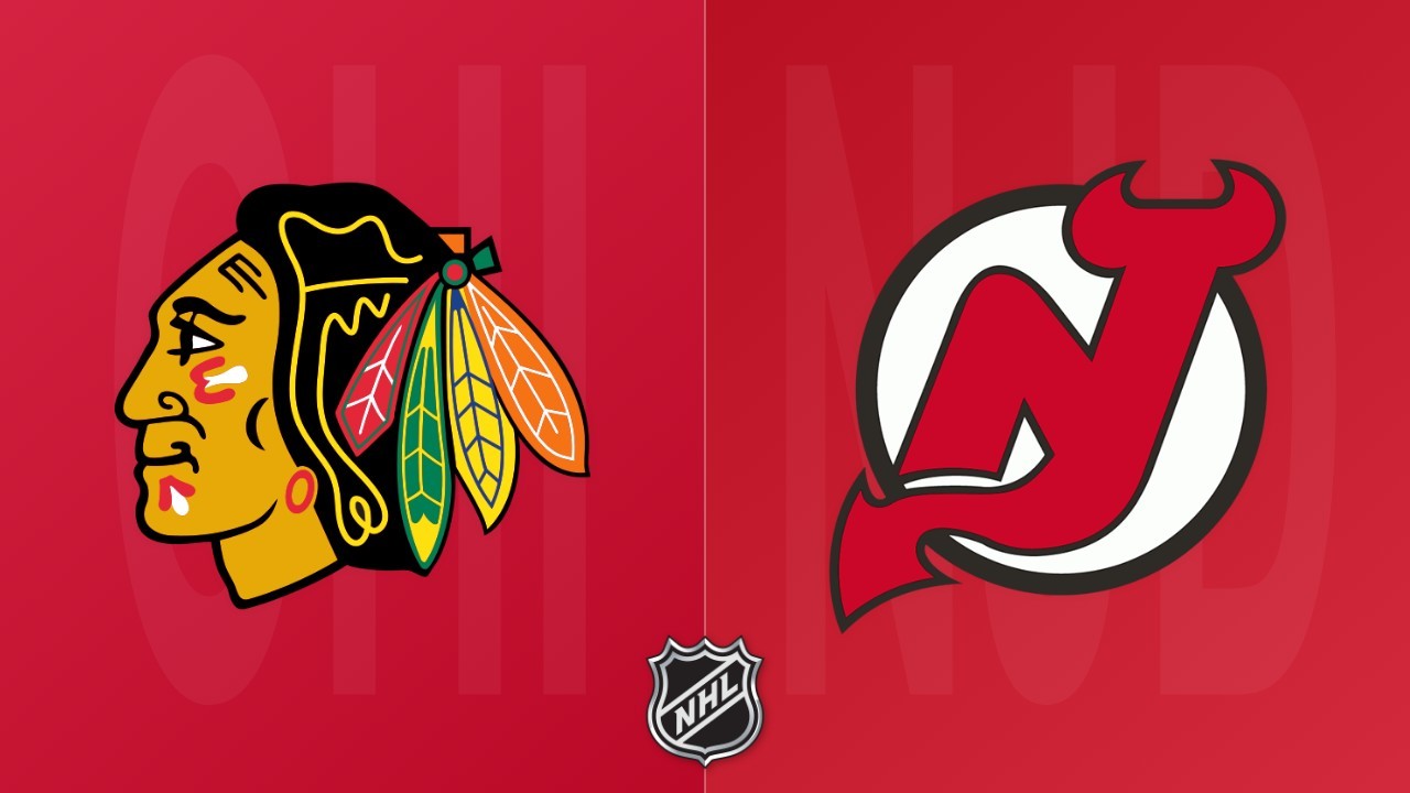 New Jersey Devils vs Chicago Blackhawks poster
