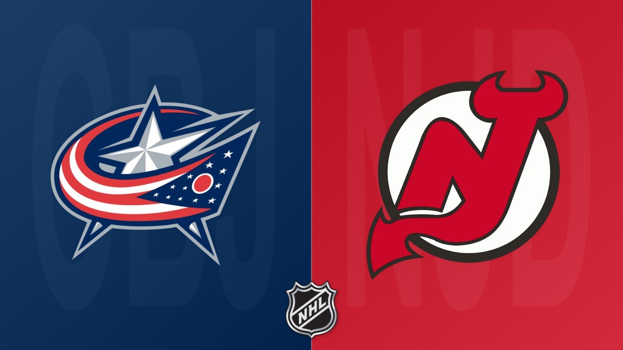 New Jersey Devils vs Columbus Blue Jackets poster