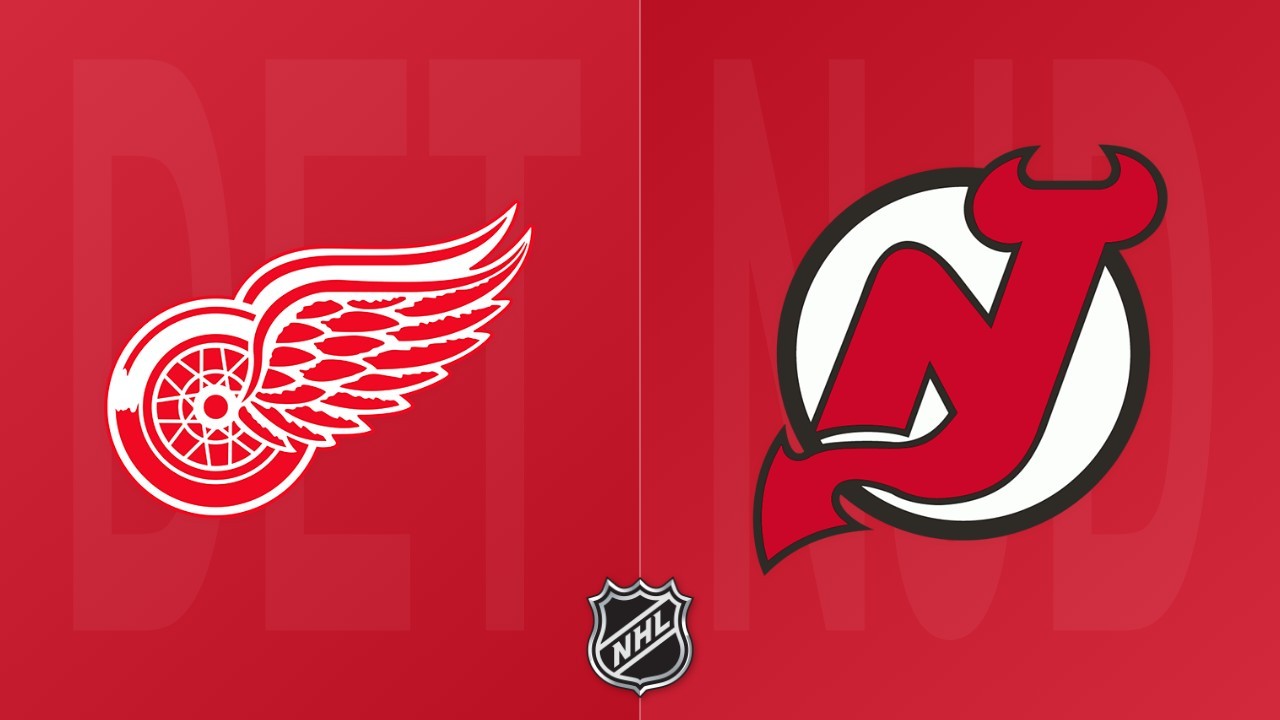 New Jersey Devils vs Detroit Red Wings poster