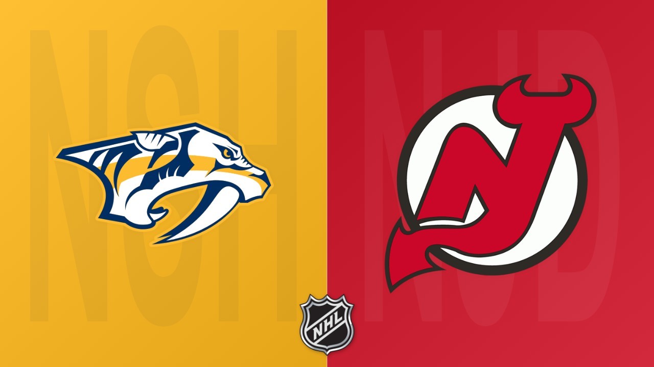 New Jersey Devils vs Nashville Predators poster