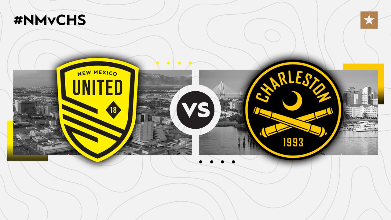 New Mexico United vs Charleston Battery poster