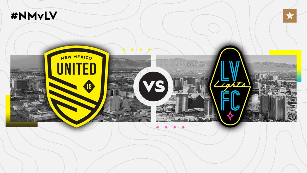 New Mexico United vs Las Vegas Lights poster