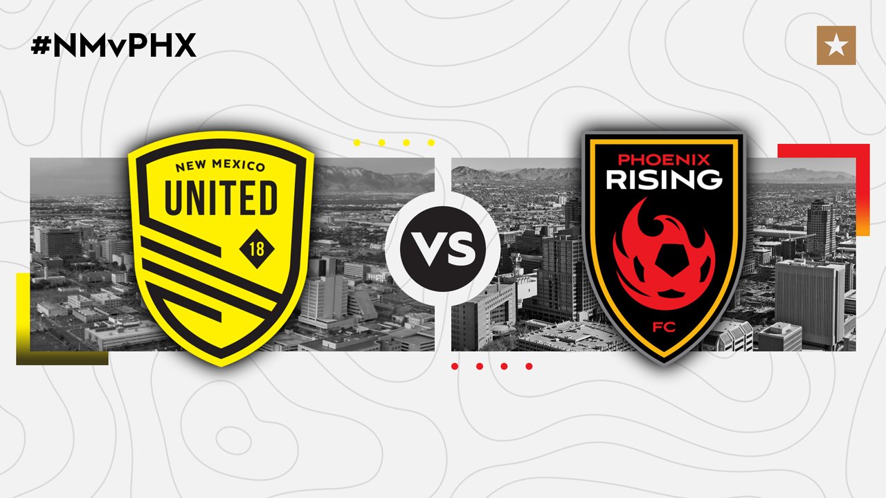 New Mexico United vs Phoenix Rising poster
