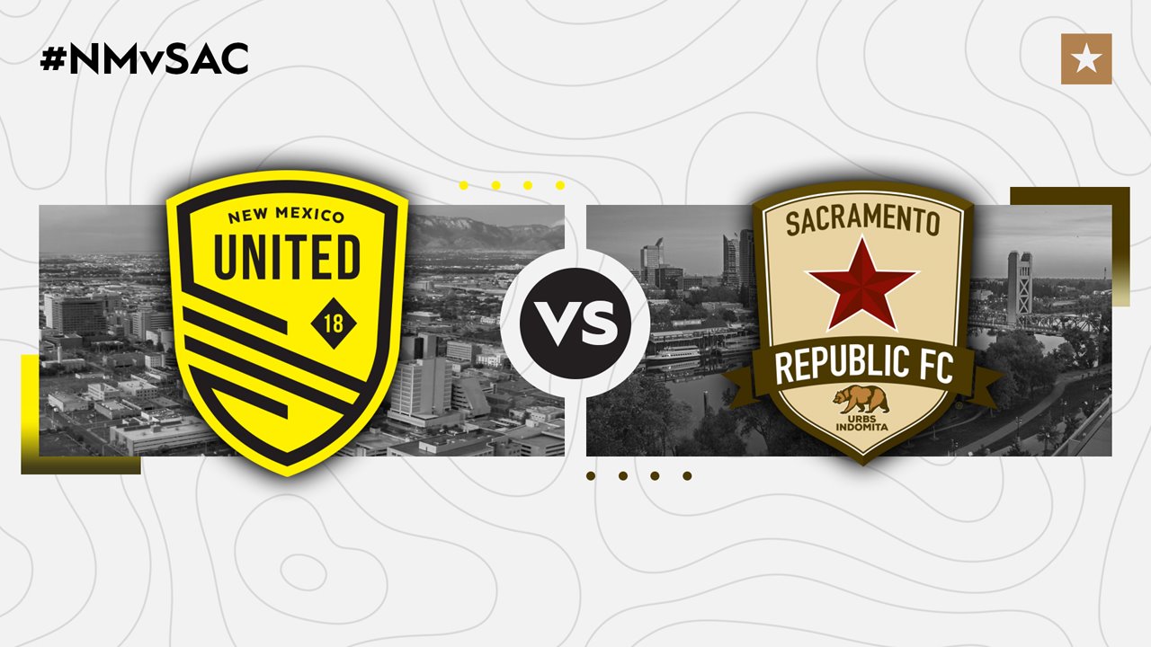 New Mexico United vs Sacramento Republic poster