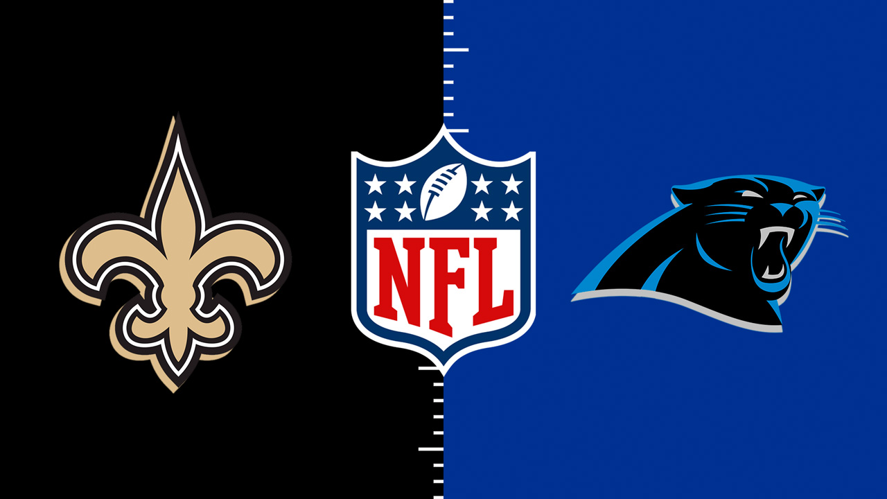 New Orleans Saints vs Carolina Panthers poster