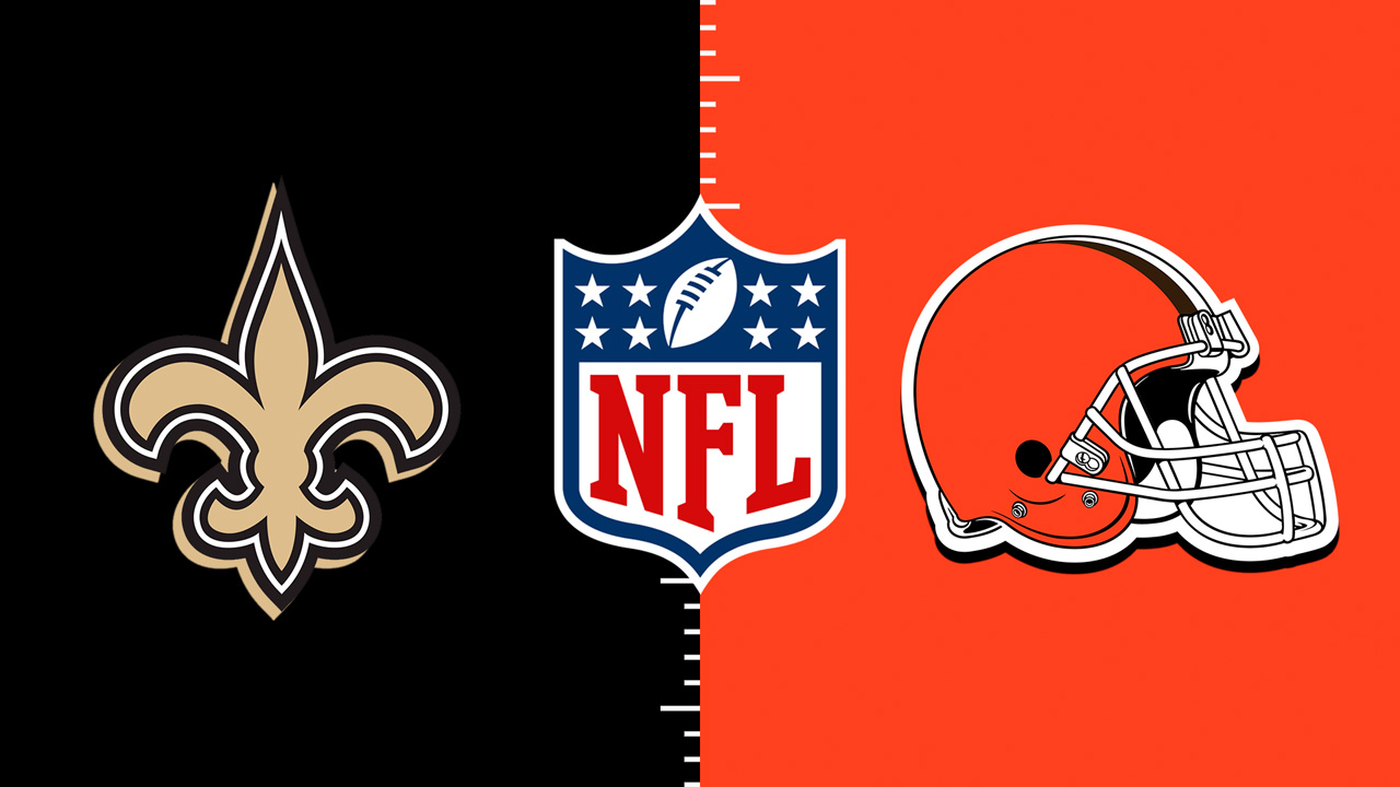New Orleans Saints vs Cleveland Browns poster