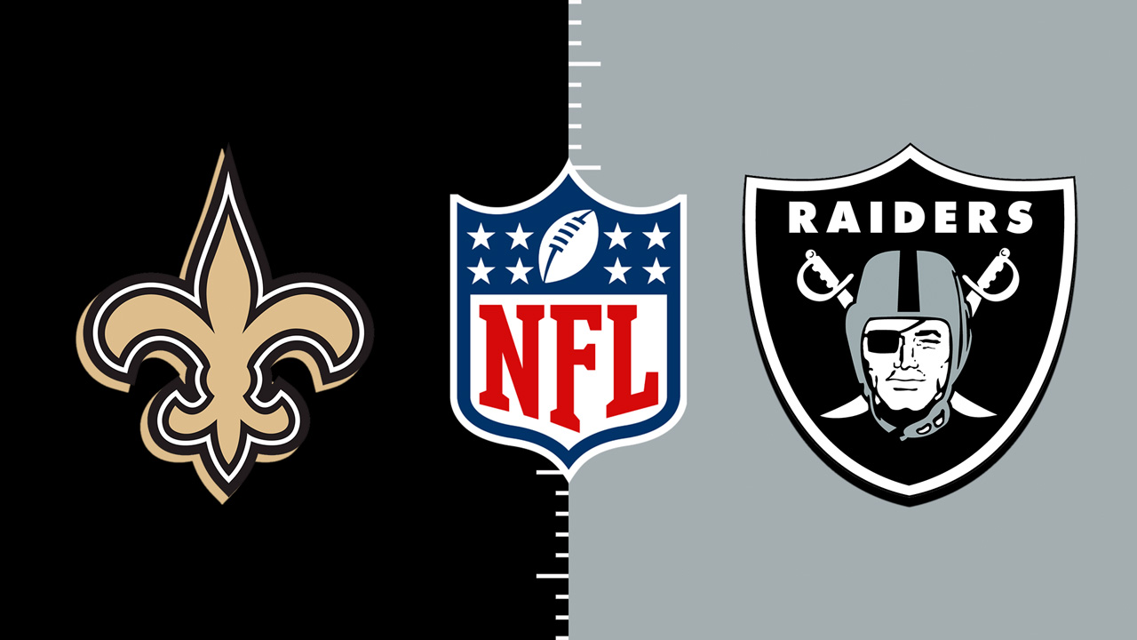 New Orleans Saints vs Las Vegas Raiders poster