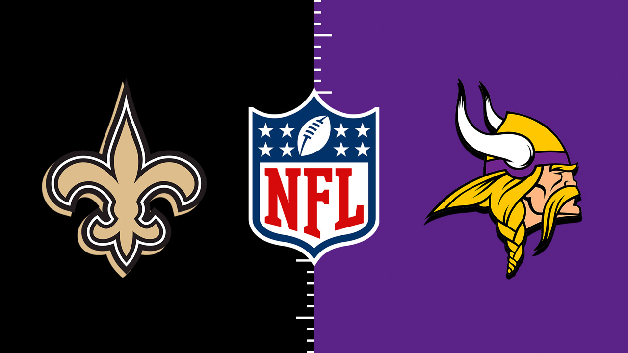 New Orleans Saints vs Minnesota Vikings poster