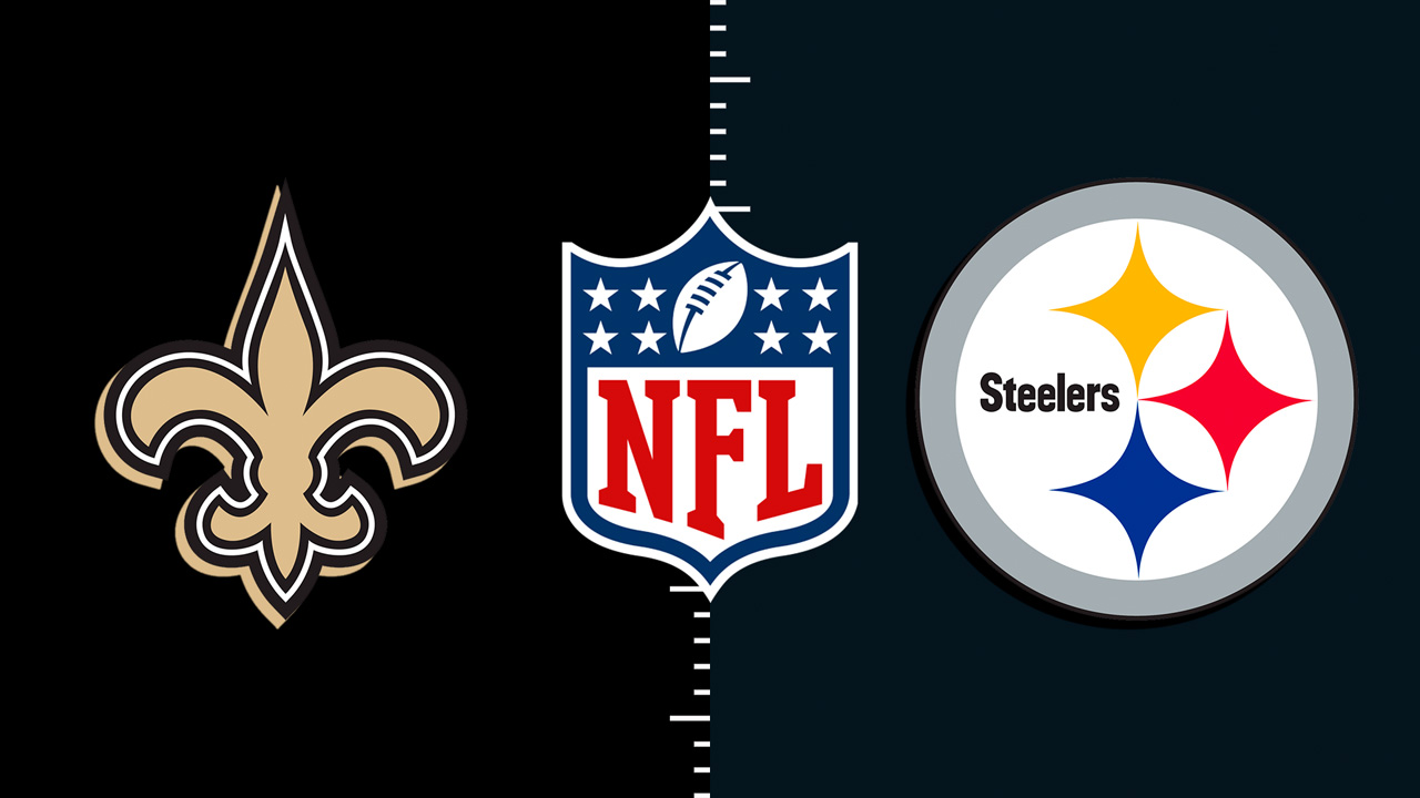 New Orleans Saints vs Pittsburgh Steelers poster