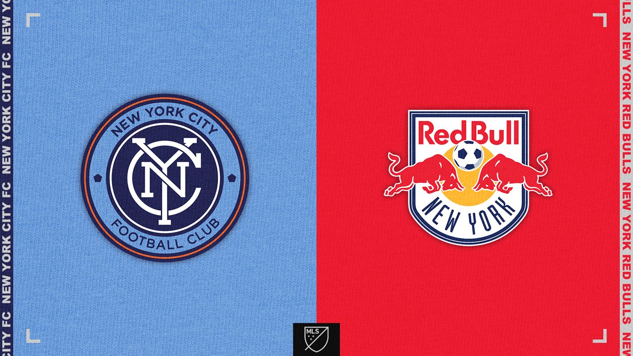 New York City FC vs New York Red Bulls poster