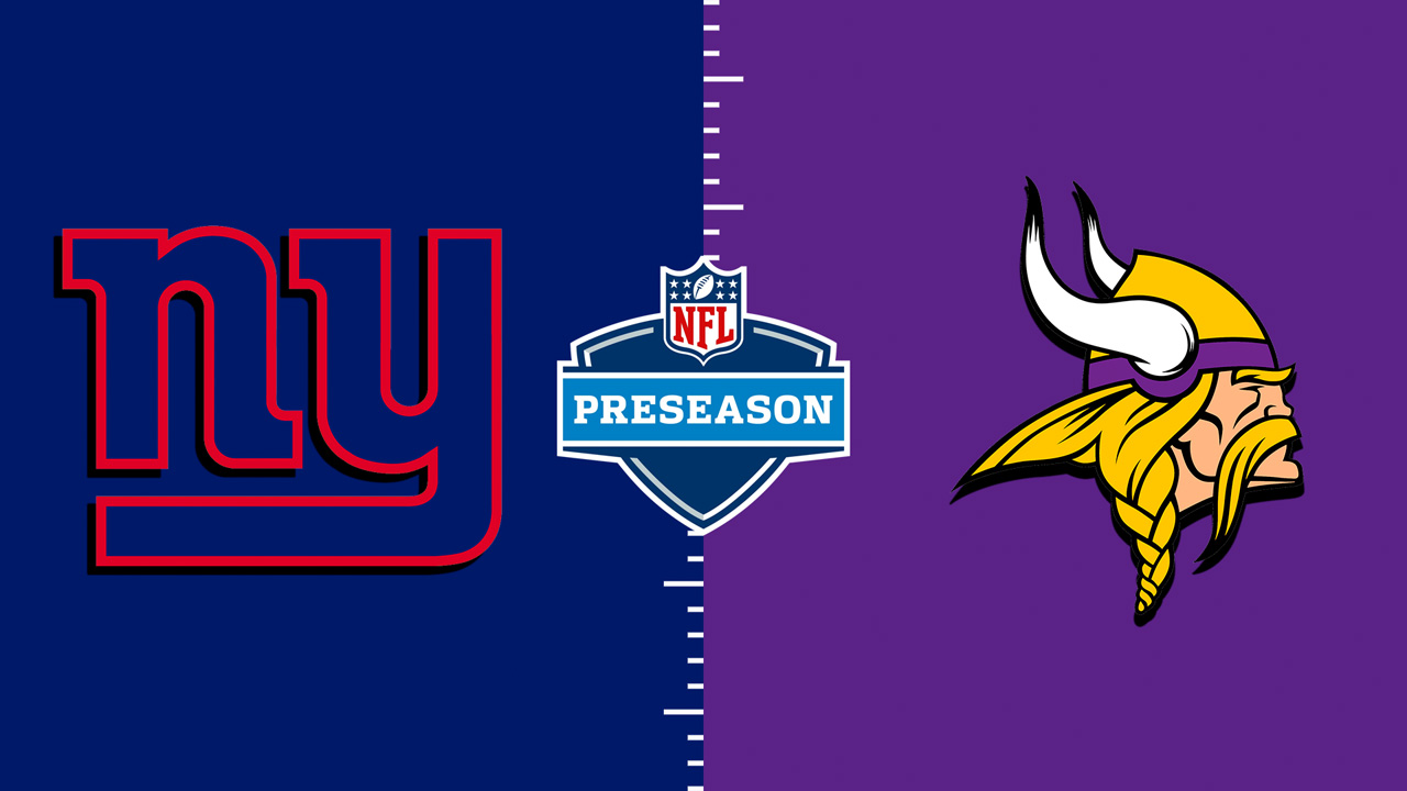 New York Giants vs Minnesota Vikings poster