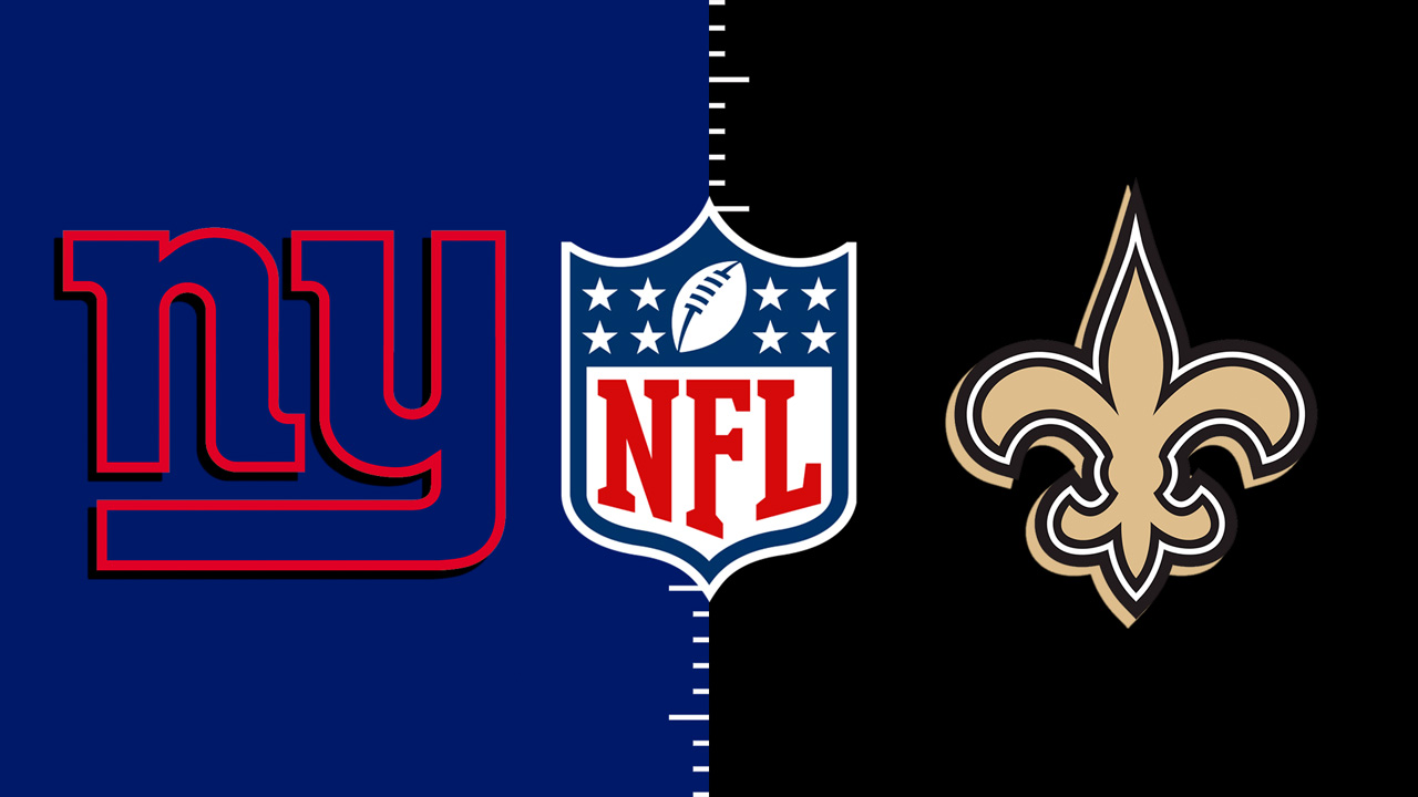 New York Giants vs New Orleans Saints poster