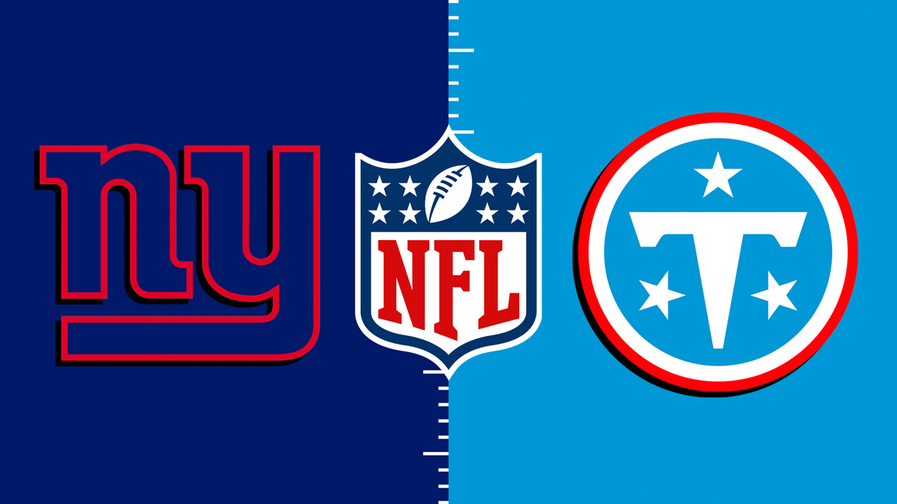 New York Giants vs Tennessee Titans poster