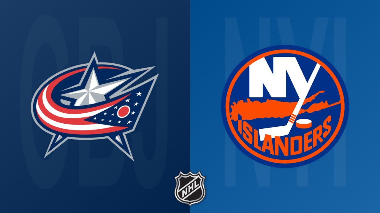 New York Islanders vs Columbus Blue Jackets poster