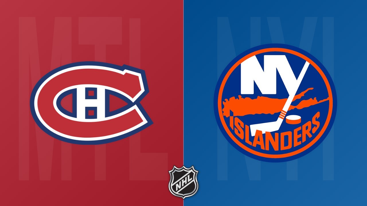 New York Islanders vs Montreal Canadiens poster