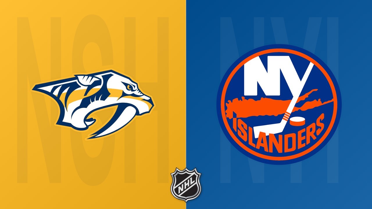 New York Islanders vs Nashville Predators poster