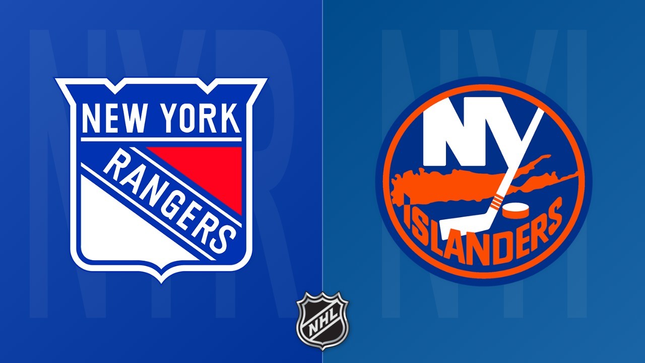 New York Islanders vs New York Rangers poster
