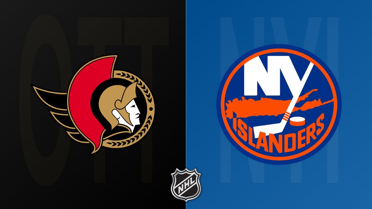New York Islanders vs Ottawa Senators poster