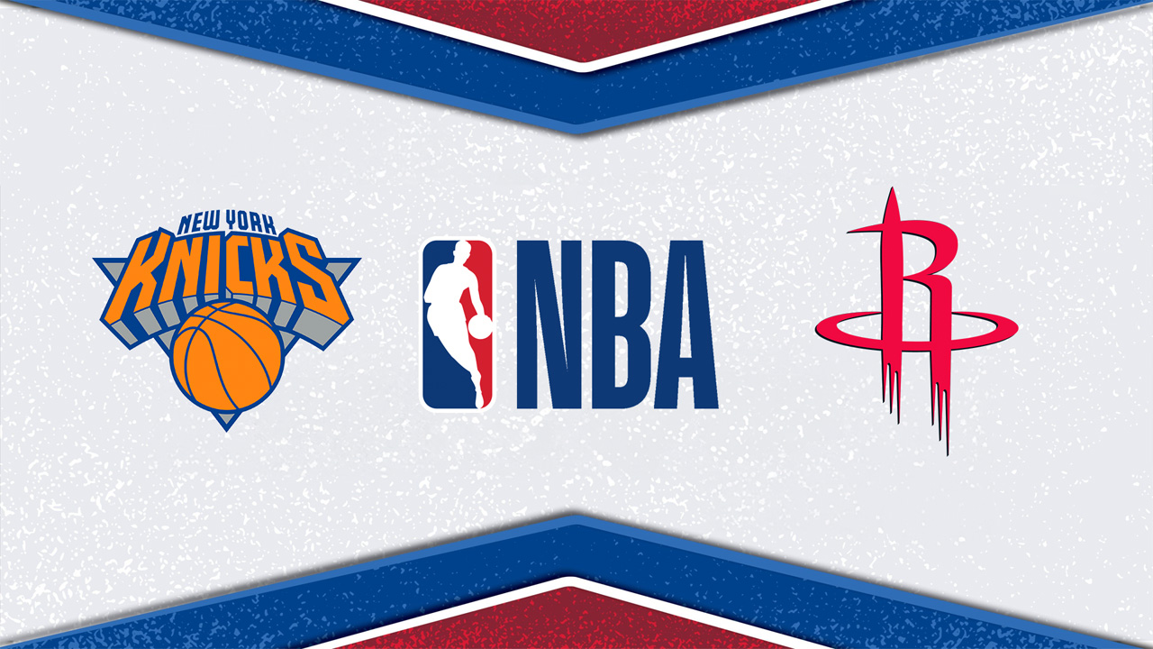 New York Knicks vs Houston Rockets poster