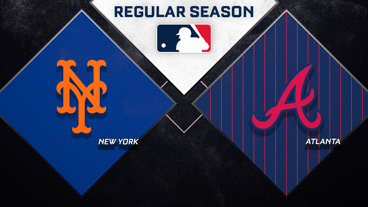 New York Mets vs Atlanta Braves poster