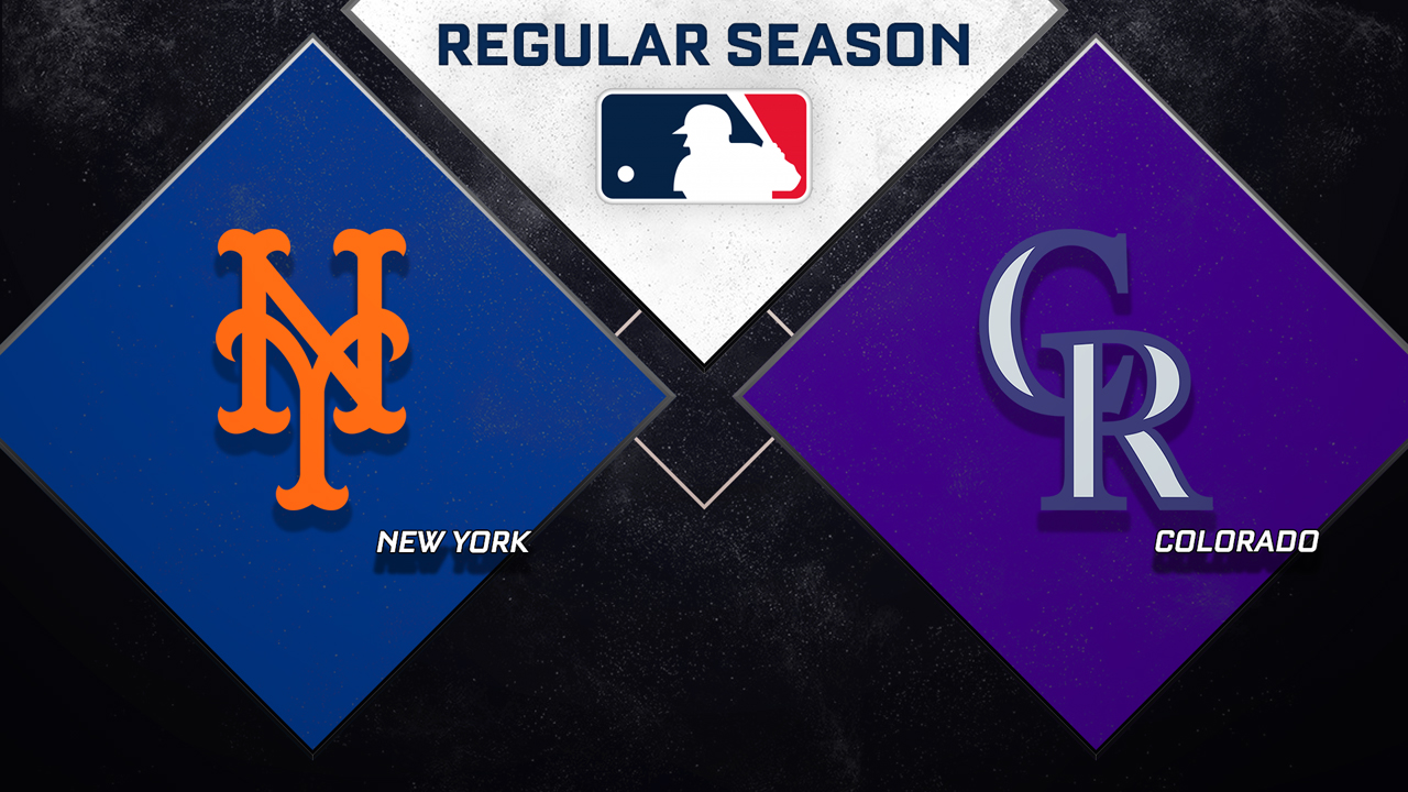 New York Mets vs Colorado Rockies poster