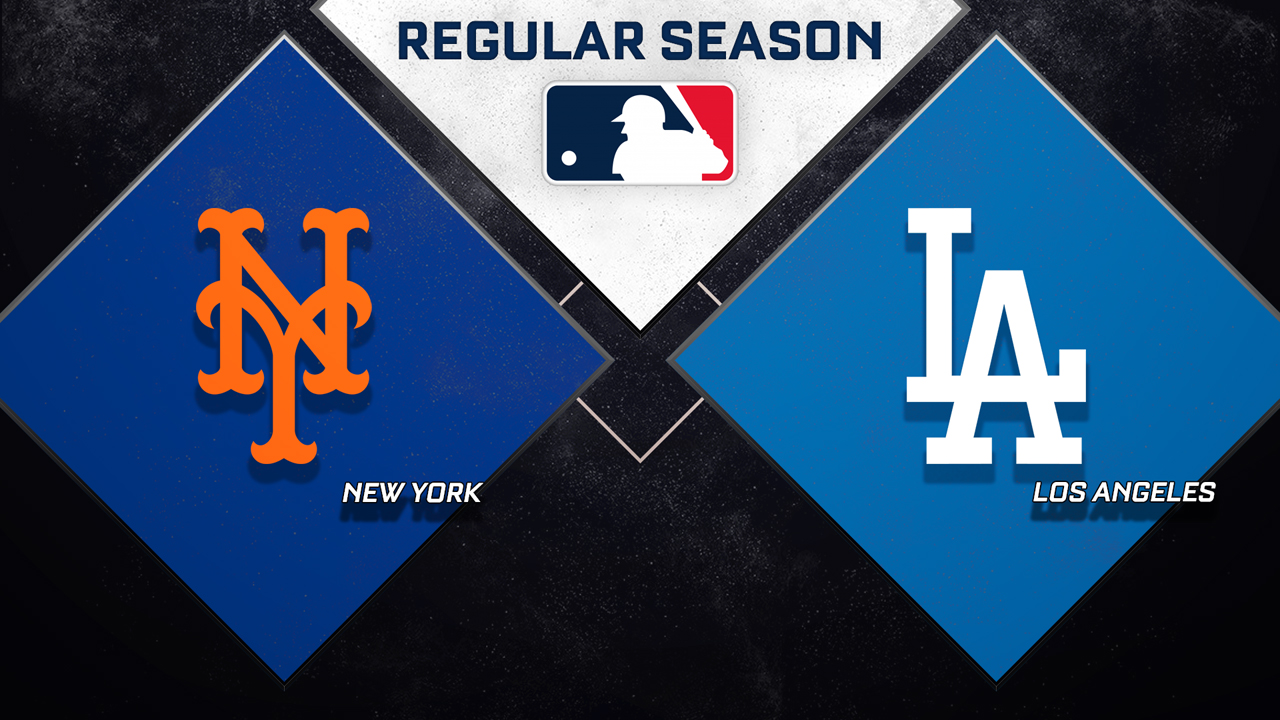 New York Mets vs Los Angeles Dodgers poster