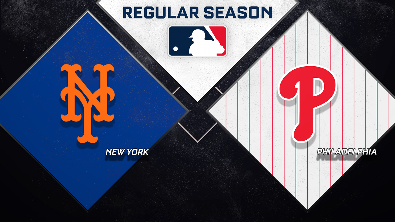 New York Mets vs Philadelphia Phillies poster