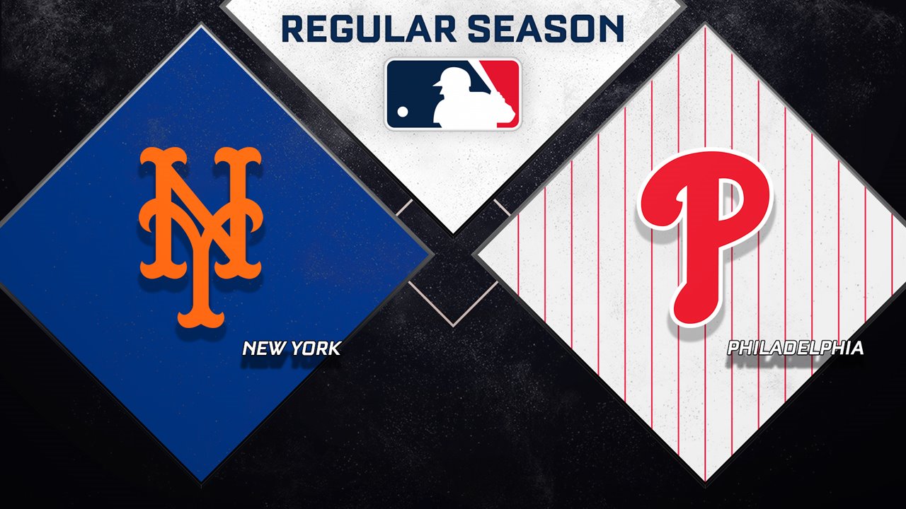 New York Mets vs Philadelphia Phillies poster