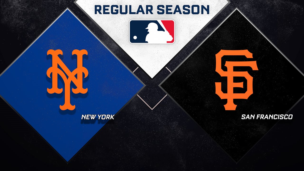 New York Mets vs San Francisco Giants poster