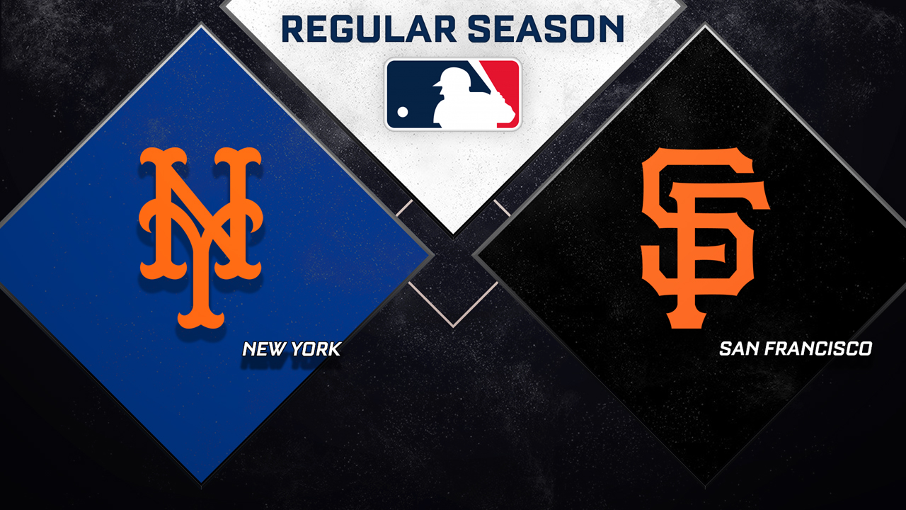 New York Mets vs San Francisco Giants poster