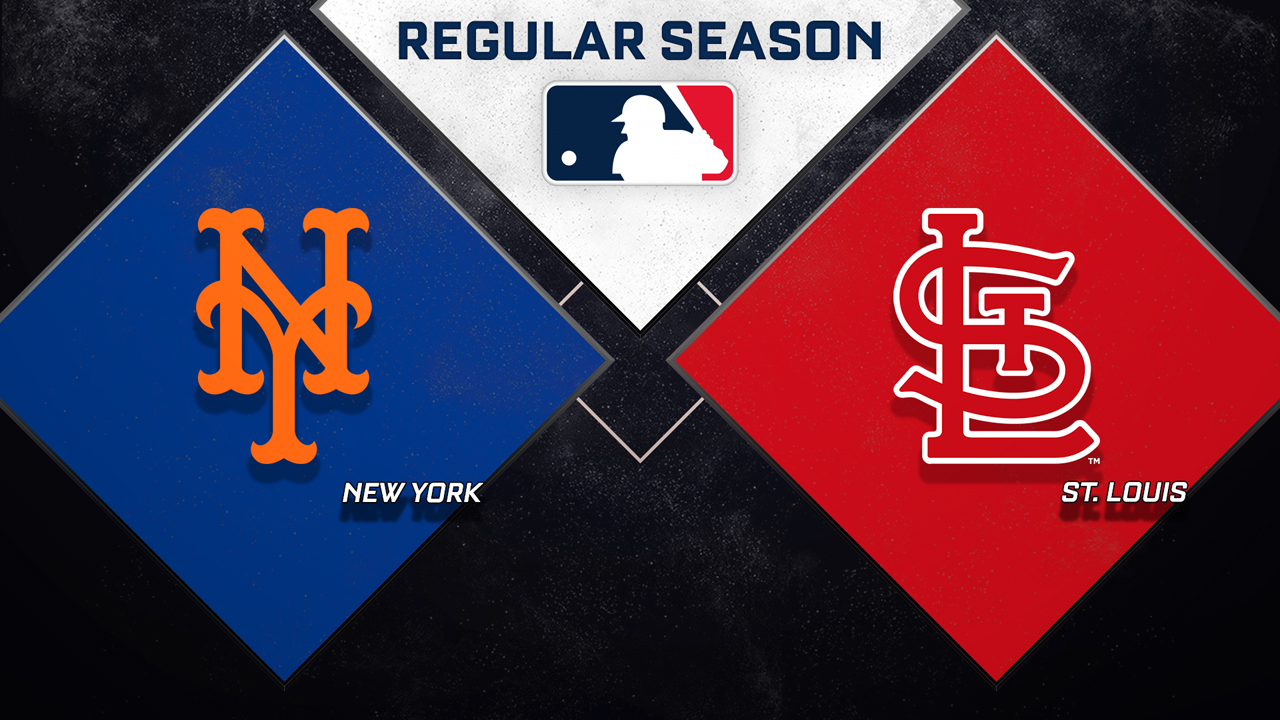 New York Mets vs St. Louis Cardinals poster