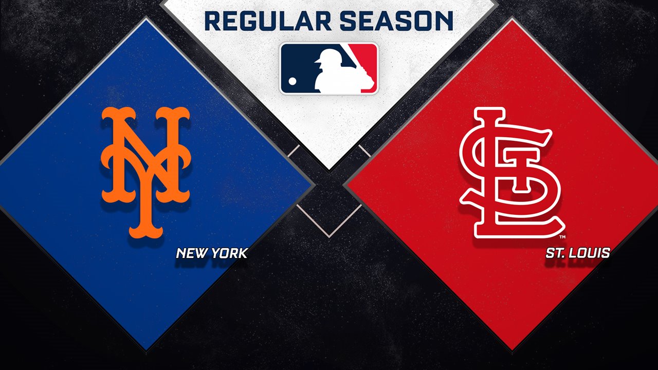 New York Mets vs St. Louis Cardinals poster