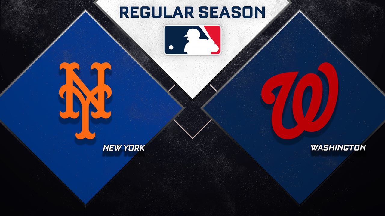 New York Mets vs Washington Nationals poster