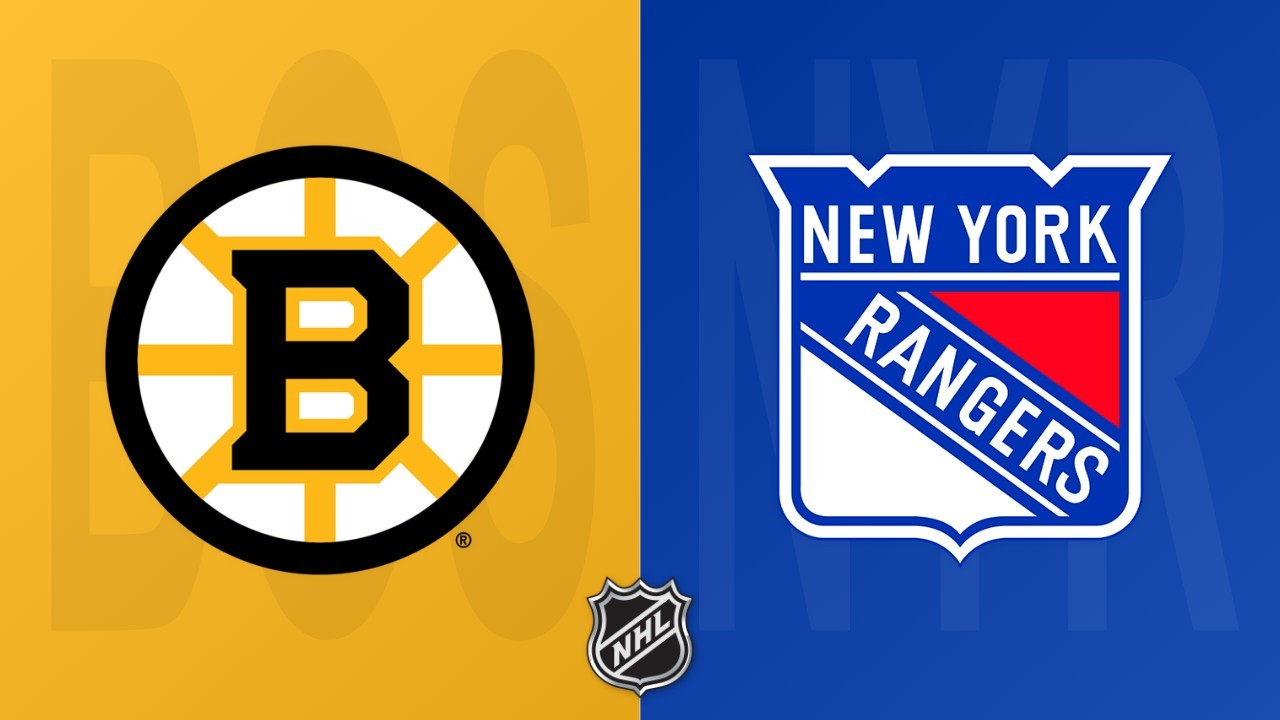 New York Rangers vs Boston Bruins poster
