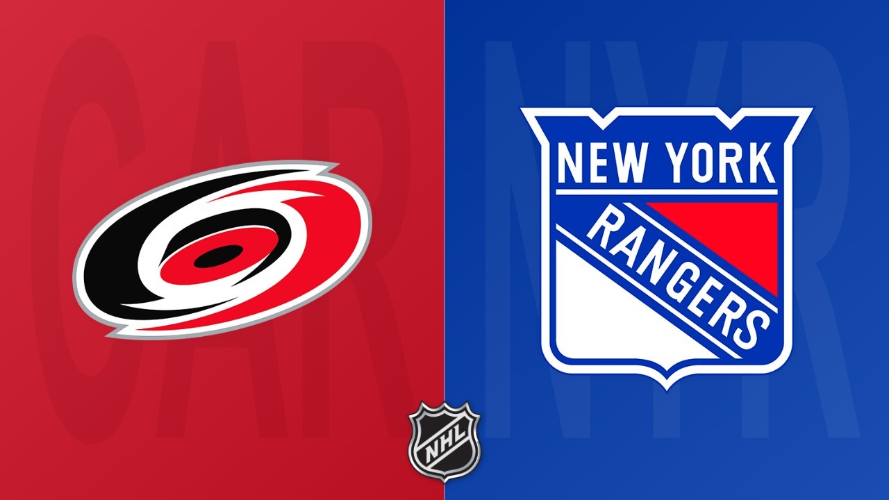 New York Rangers vs Carolina Hurricanes poster