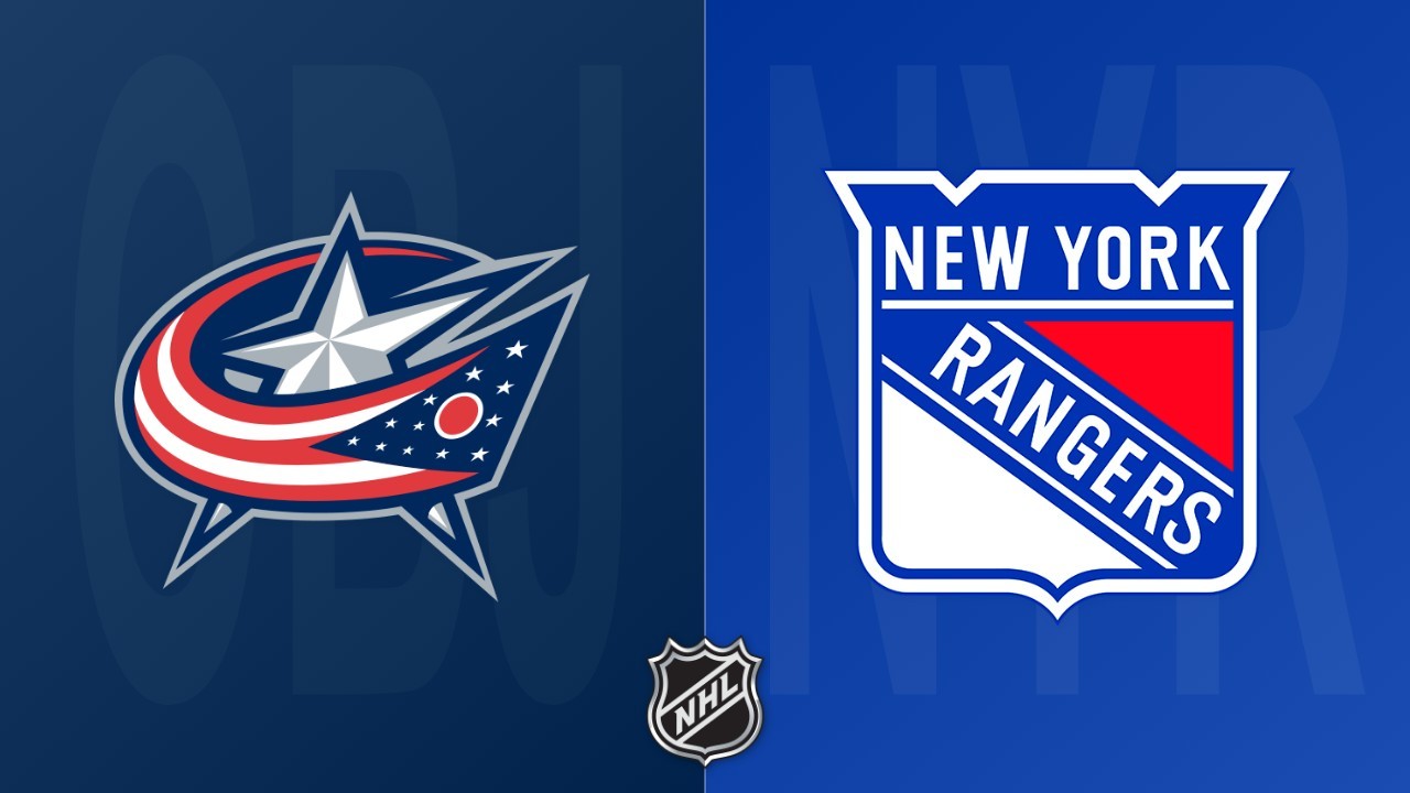 New York Rangers vs Columbus Blue Jackets poster