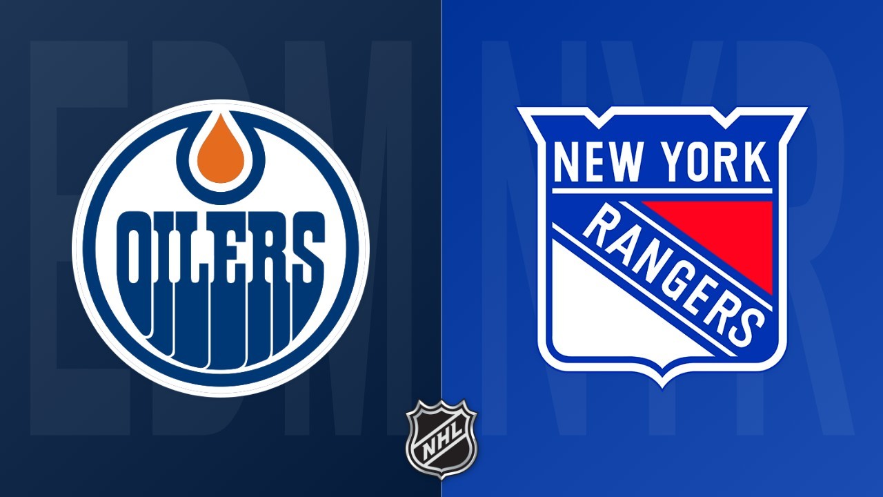 New York Rangers vs Edmonton Oilers poster
