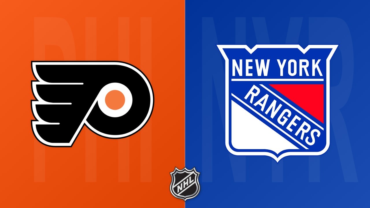 New York Rangers vs Philadelphia Flyers poster