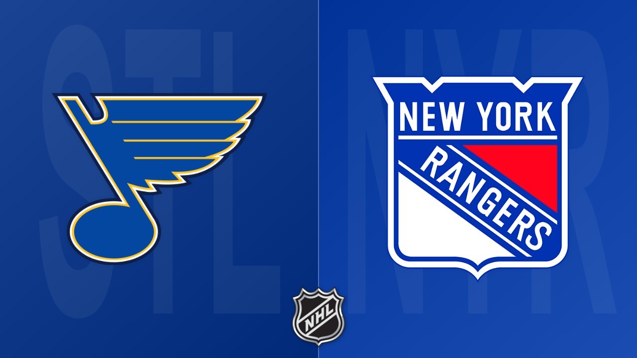 New York Rangers vs St. Louis Blues poster