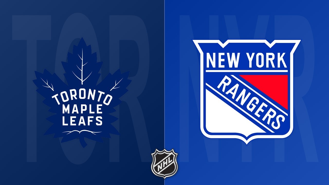 New York Rangers vs Toronto Maple Leafs poster