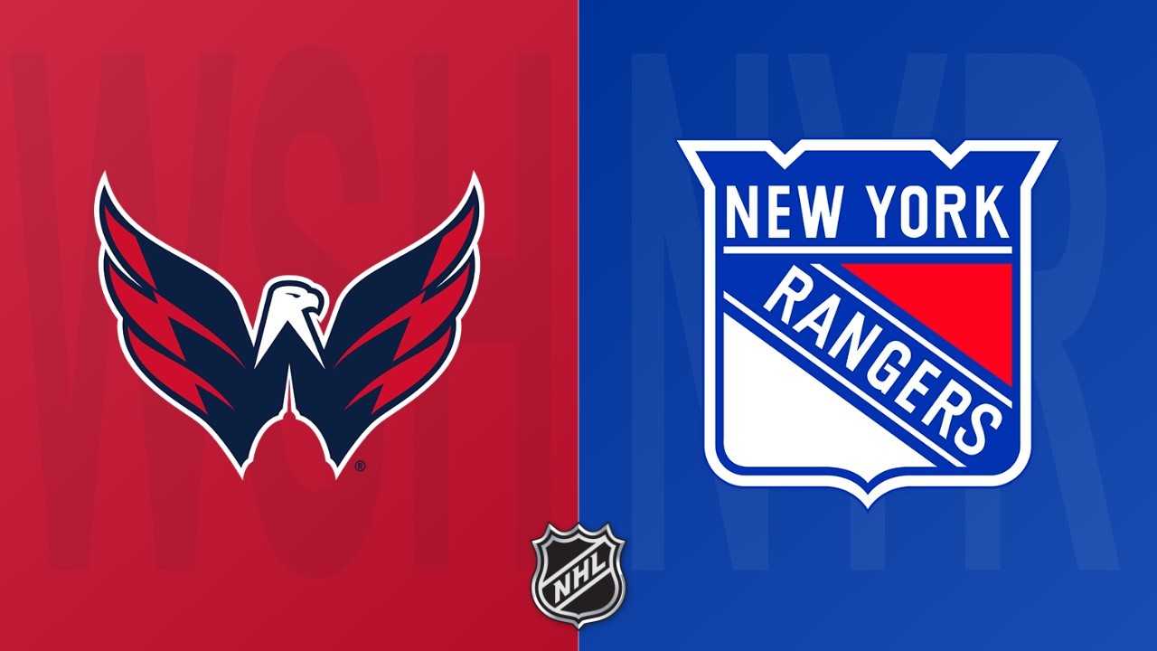 New York Rangers vs Washington Capitals poster