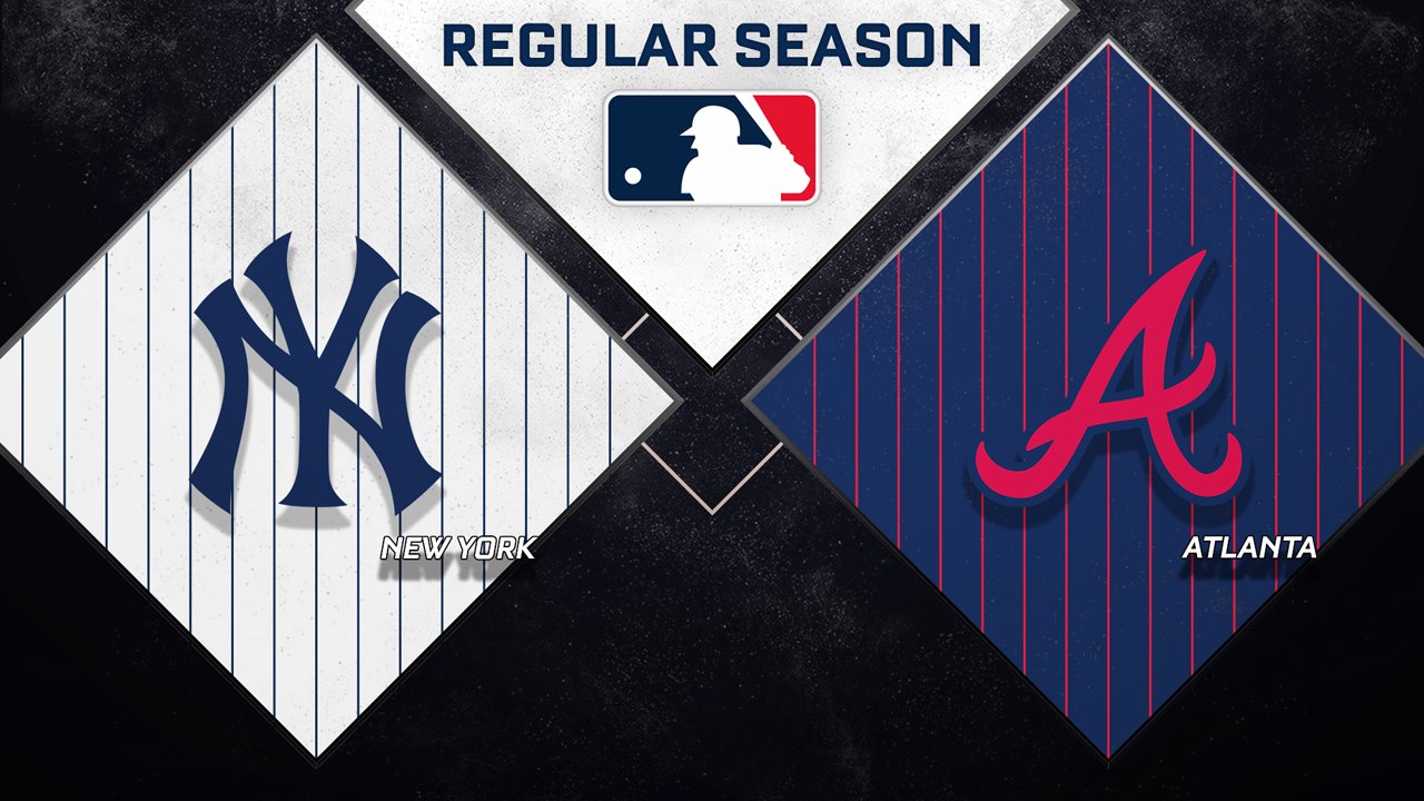 New York Yankees vs Atlanta Braves poster