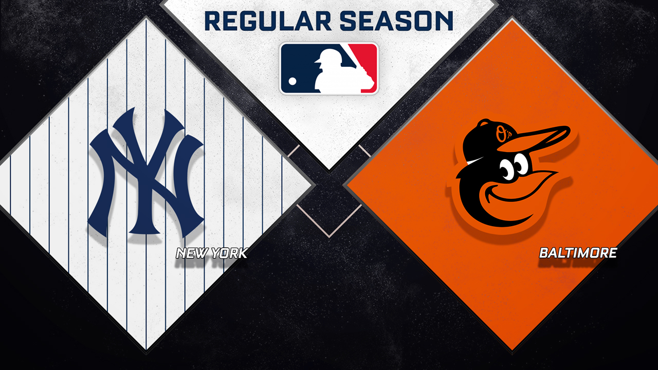 New York Yankees vs Baltimore Orioles poster